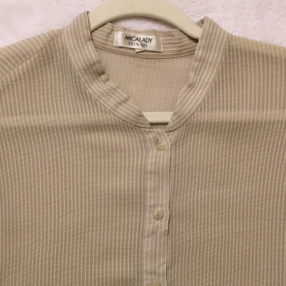 Vintage Striped Button Down Shirt - Picture 2 of 2